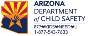 Logo for Arizona Department of Child Safety